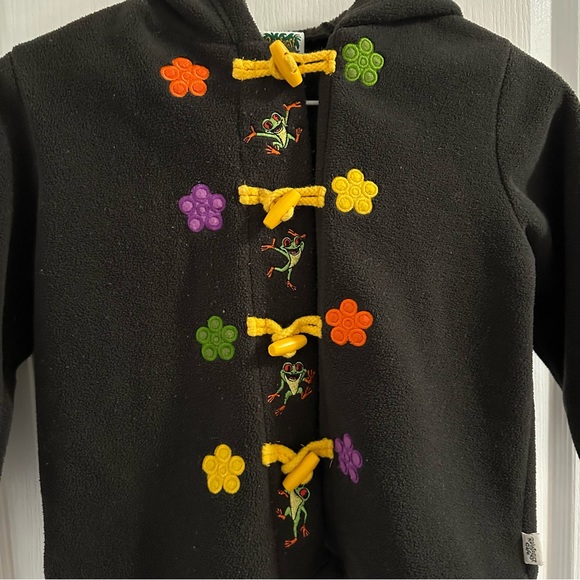 RAINFOREST CAFE FROG FLEECE FALL JACKET - Picture 2 of 4